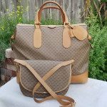 Beautiful vintage GUCCI Train Case Luggage And Shoulder Bag Set