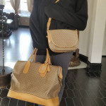 Beautiful vintage GUCCI Train Case Luggage And Shoulder Bag Set