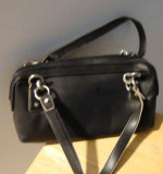 Black Leather Handbag