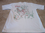 Saxon 1990 European Tour original vintage tshirt