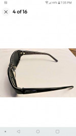 Kate Spade DEE/S JDHP RA Polarized, UV Woman's Wrap Sunglasses, Black