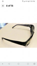 Kate Spade DEE/S JDHP RA Polarized, UV Woman's Wrap Sunglasses, Black
