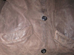 Genuine Leather Coat - Men's XL (new with tags)