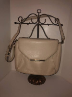 Kate Spade New York Beige/Off-White Leather Crossbody Handbag