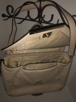 Kate Spade New York Beige/Off-White Leather Crossbody Handbag