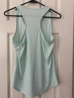 Marika Tek Light Green Performance Wear Racerback Tank Top Size S/M