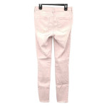 William Rast Womens Skinny Ankle Crop Jeans 27 Light Pink Raw Hem