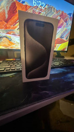 iPhone 15 pro black titanium Brand New Sealed