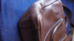 USED LEXINGTON LEATHER METROPOLITAN TOTE (COACH F70916)