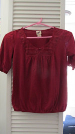 Dark Red Shirt - size Small