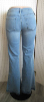 New Express Ladies Jeans - Wide Leg Flare - Unfinished Hem. Sizes 0- 1