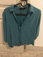 Mid-length sleeve blouse