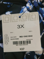 3X Liz Claiborne Career Woman Floral Blouse