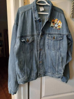denim jacket with looney tunes