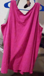 W😀M@π w1+H1π Womens 26 / 28 Pink Tank Top/ Blouse/ Shirt