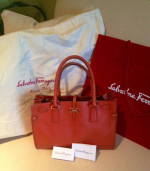 Ferragamo Leather Bag Authentic