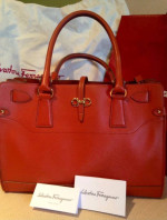 Ferragamo Leather Bag Authentic