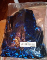 BN! £@$H1😀N BUG 18/20 Black W/ Blue Floral Blouse / Top