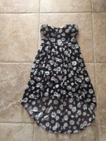 GIRLS MEDIUM STRAPLESS DRESS