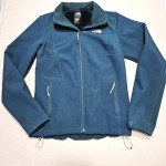 The North Face Neoprene Fleece Lined Women's Zip Jacket Sz S/P Teal