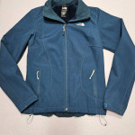 The North Face Neoprene Fleece Lined Women's Zip Jacket Sz S/P Teal