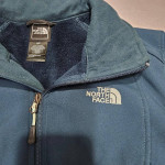 The North Face Neoprene Fleece Lined Women's Zip Jacket Sz S/P Teal