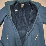 The North Face Neoprene Fleece Lined Women's Zip Jacket Sz S/P Teal