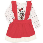 CHRISTMAS Baby Girl's size 24 Mos MINNIE MOUSE PINAFORE & TOP OUTFIT