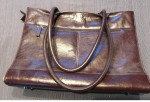 Ladies Brown Leather Briefcase/Tote