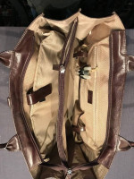Ladies Brown Leather Briefcase/Tote
