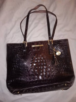 Large Brahmin Cocoa Hand Bag/Purse