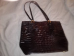 Large Brahmin Cocoa Hand Bag/Purse
