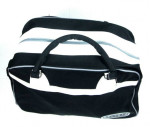 Aeropostale Aero 87 Black & White Canvas Duffel Gym Bag