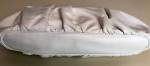 White Leather Moskowitz Clutch Handbag