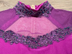 Custom Made Dance Ice Skating Costume, Adult Medium, Purple Leotard