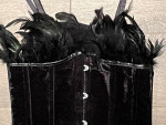 Custom Handmade 2-pc. Dance or Halloween Witch Costume, Adult SM Black