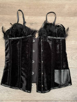 Custom Handmade 2-pc. Dance or Halloween Witch Costume, Adult SM Black