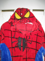 Spiderman Fleece Jumper PJs /Fun: Mask, Toy Car, Squeeze, Plate, Watch
