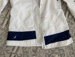 Nautica Women's Wind Breaker Rain Jacket HoodedWhite/Blue Never Worn