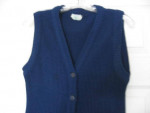 Vintage '70 Blue Maxi sweater Duster