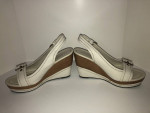 Women's NEW Two-Tone Wedge Slip-On Heels/Sandals
