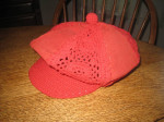 Cute Stylish Red and Purple Hats, Pins, Festive Colorful Lays