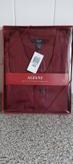 NEW Alfani men's Sateen Pajama Set/large