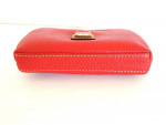 Dooney & Bourke NEW Leather Large w/6 Credit Card Slots Coin Purse RED