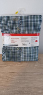 2 NEW men's soft woven pajama sets size L
