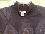 Alfred Dunner purple pullover top XL NWT