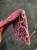 Vera Bradley® Iconic RFID NWT, Custom "Double" Crossbody in Lilac Paisley