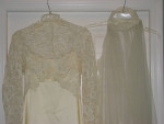 Vintage 1981 GORGEOUS Princess Kate Look Handmade Ivory Wedding Dress