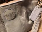 COACH Crossbody Handbag-Gray