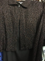 Lightweight formal jacket or black dress with jacket